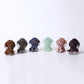 2" Resin Teddy Dog Figurine Infused Crystal Chips on Discount Wholesale Crystals