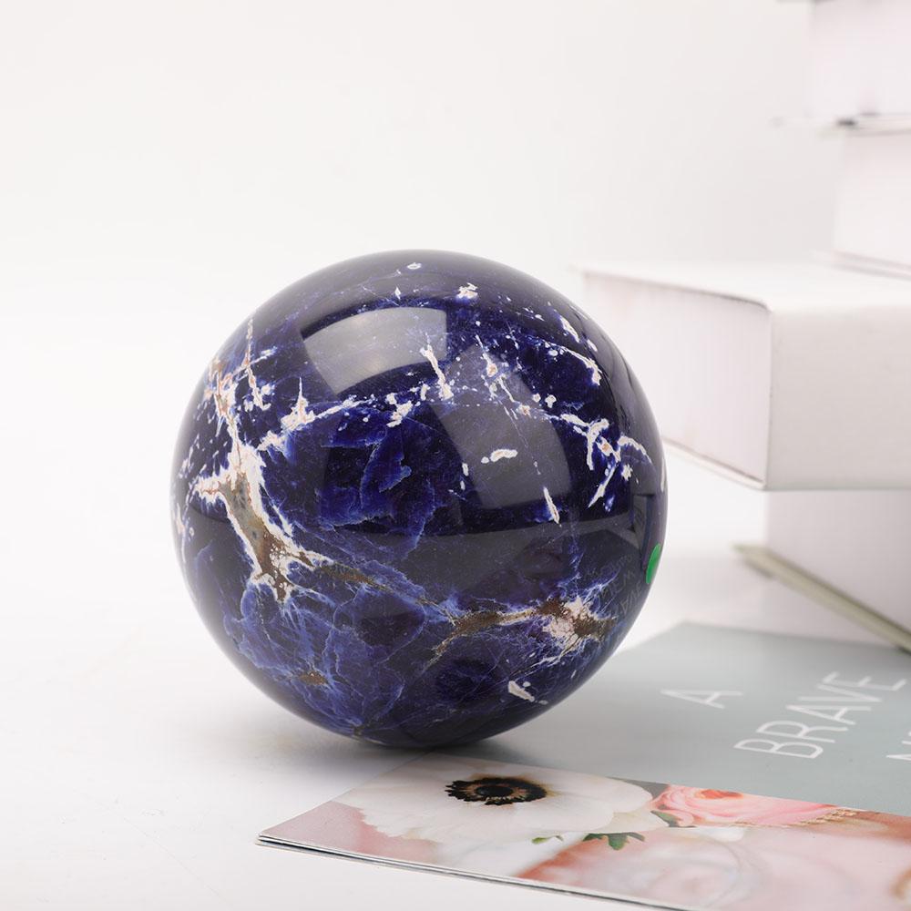 4.0" Sodalite Sphere Wholesale Crystals