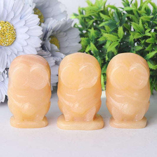 2.5" Yellow Jade Minions Crystal Carvings Wholesale Crystals