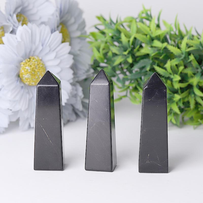 70mm Shungite Tower Wholesale Crystals