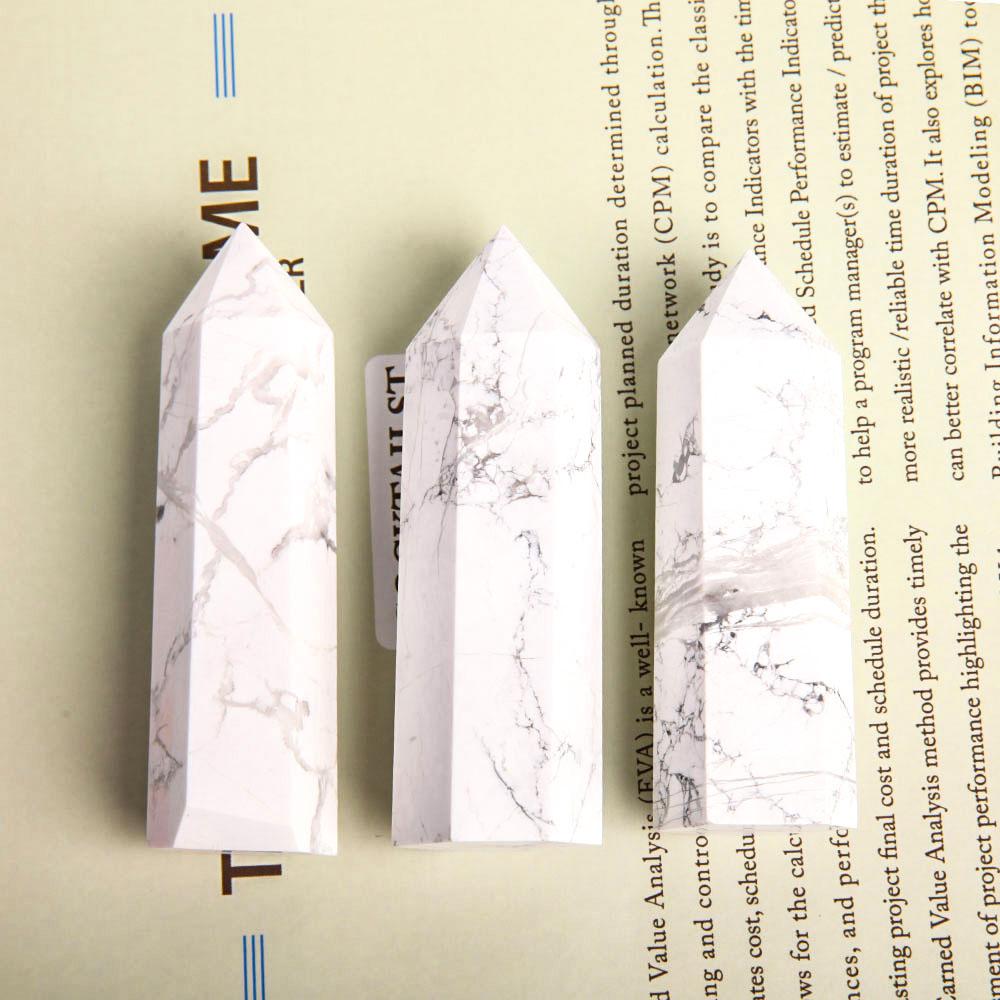 Set of 3 Howlite Crystal Point Wholesale Crystals