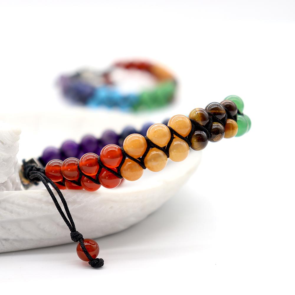 7 Chakras Healing Crystals Bracelet Wholesale Crystals