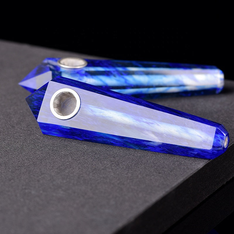 Blue smelting Smoking Pipe wholesale support mixed customization Wholesale Crystals