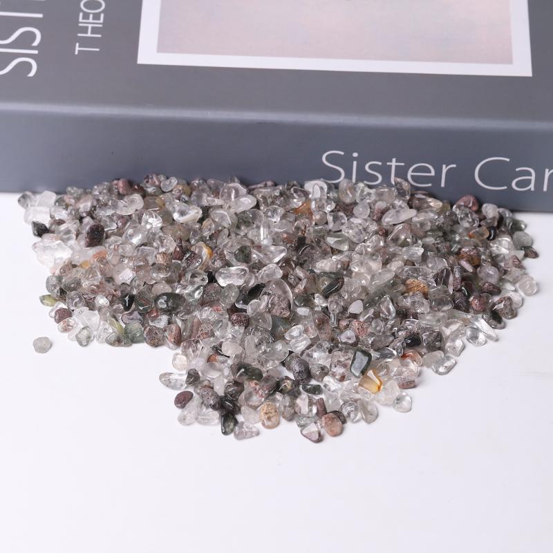 0.1kg 5-7mm Natural Garden Quartz Chips for Healing Wholesale Crystals