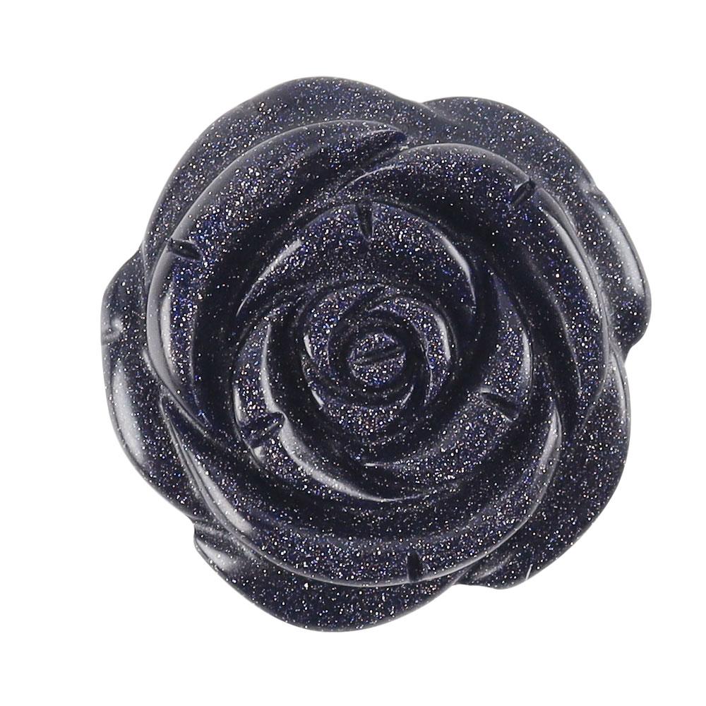 Crystal Flower Pocket Stone Hand Carved Gemstone Flower Healing Crystal Rose Flower For Sale Wholesale Crystals