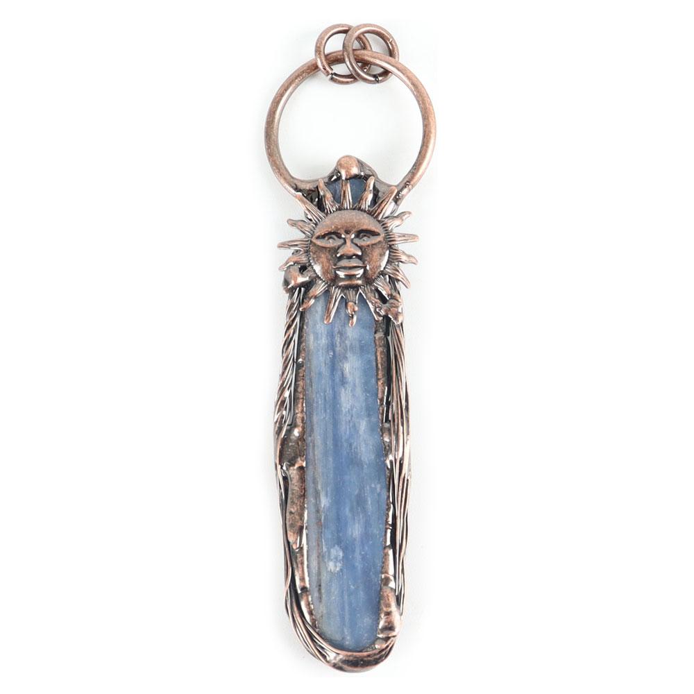 Natural Blue Kyanite Crystal Necklace Pendant For Woman Man Wholesale Crystals