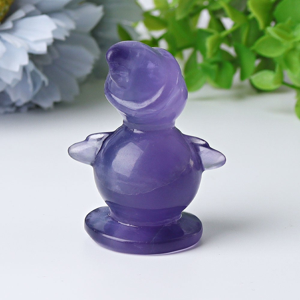 2.3" Fluorite Snowman Crystal Carvings Wholesale Crystals