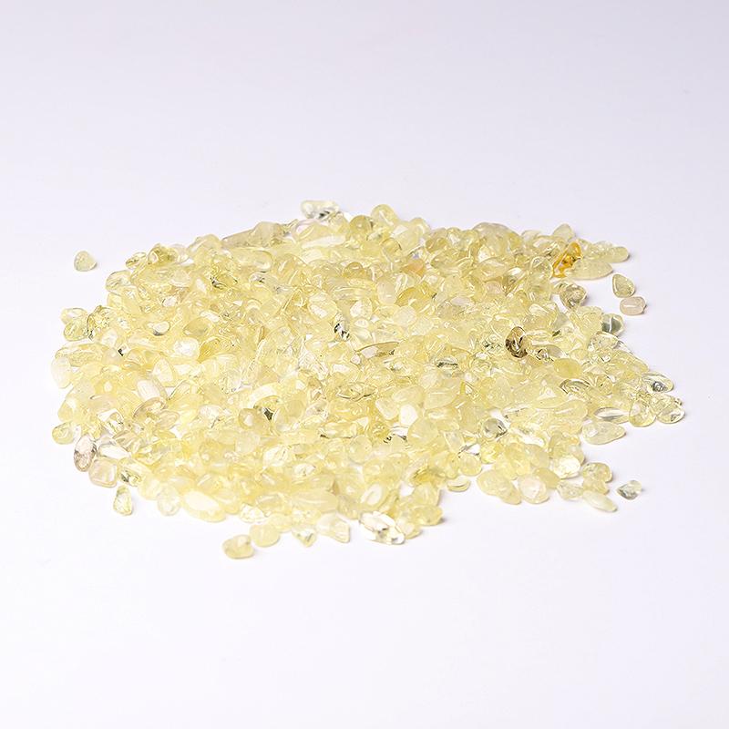 0.1kg Different Size Citrine Chips for Decoration Wholesale Crystals