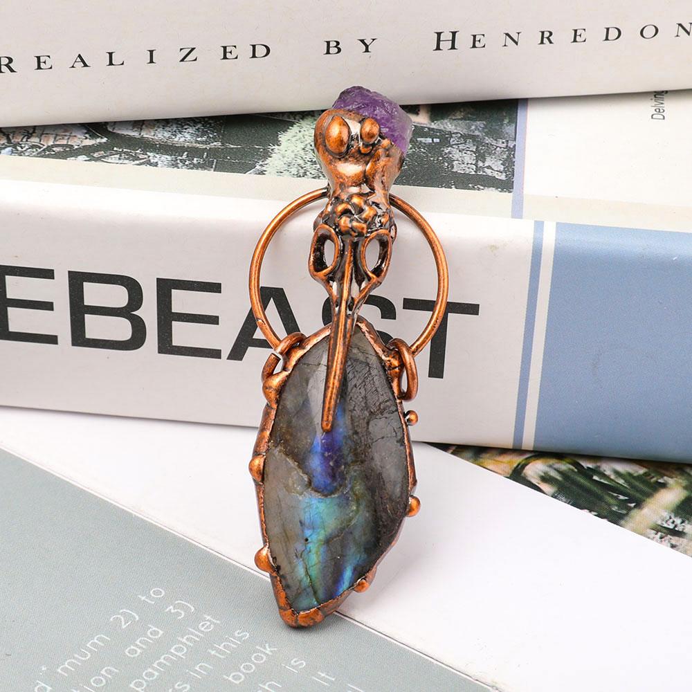 Labradorite Amethsyt Pendant Wholesale Crystals