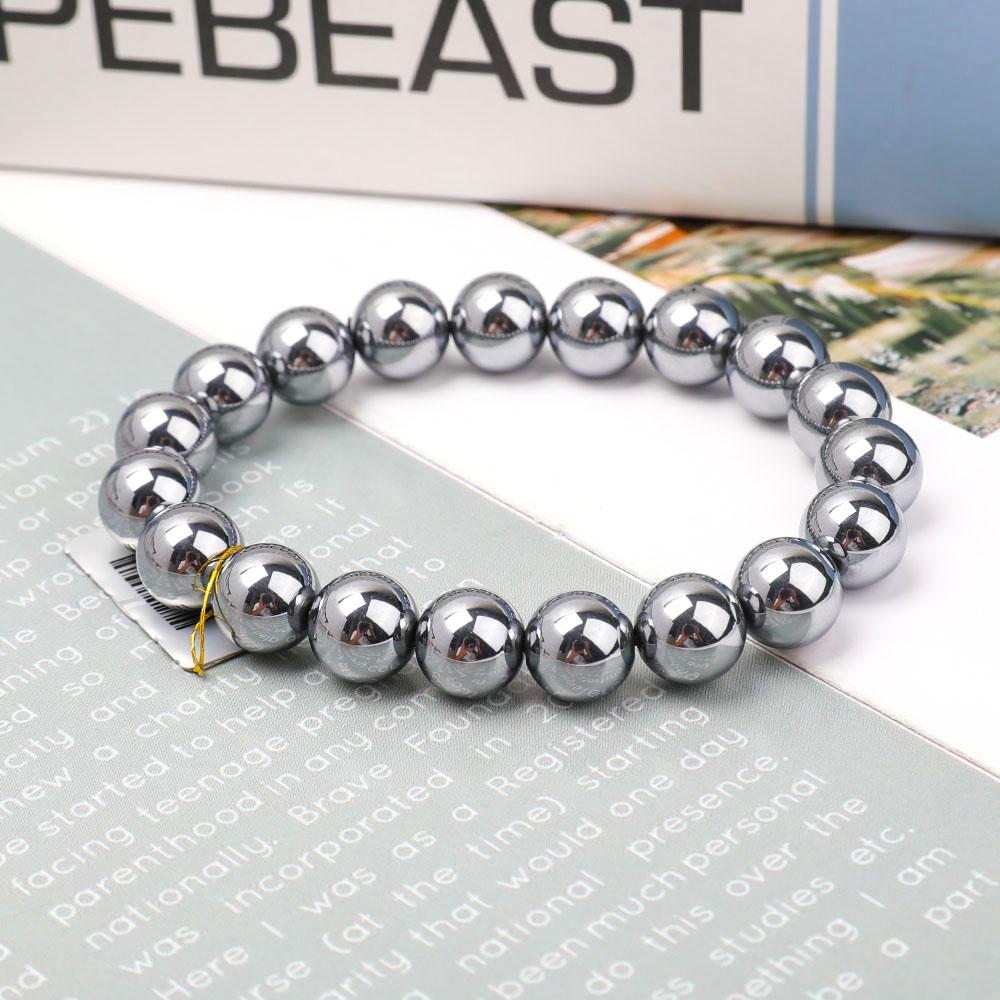 10mm Terahertz Bracelet Hematite Wholesale Crystals