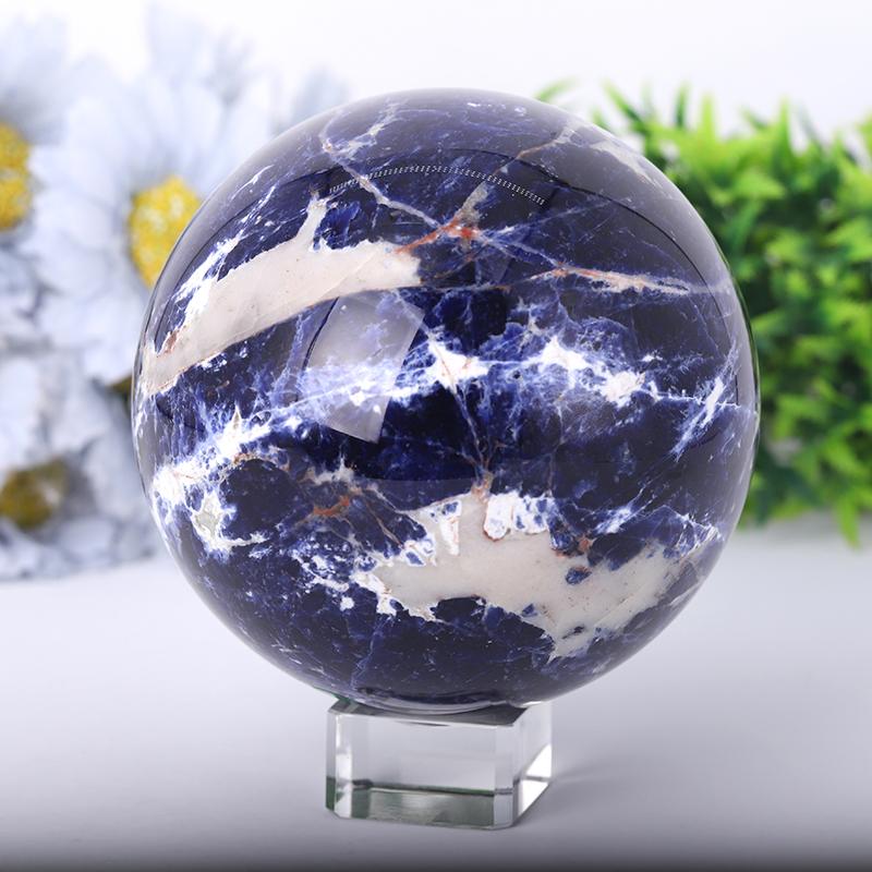 2.5"-4.0" Sodalite Sphere Wholesale Crystals