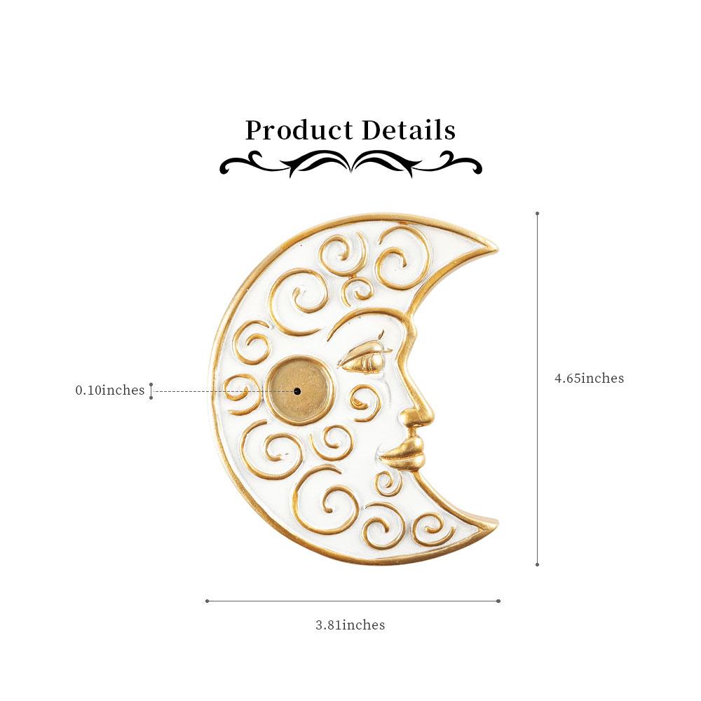 Resin Moon Shape Incense Holder Wholesale Crystals