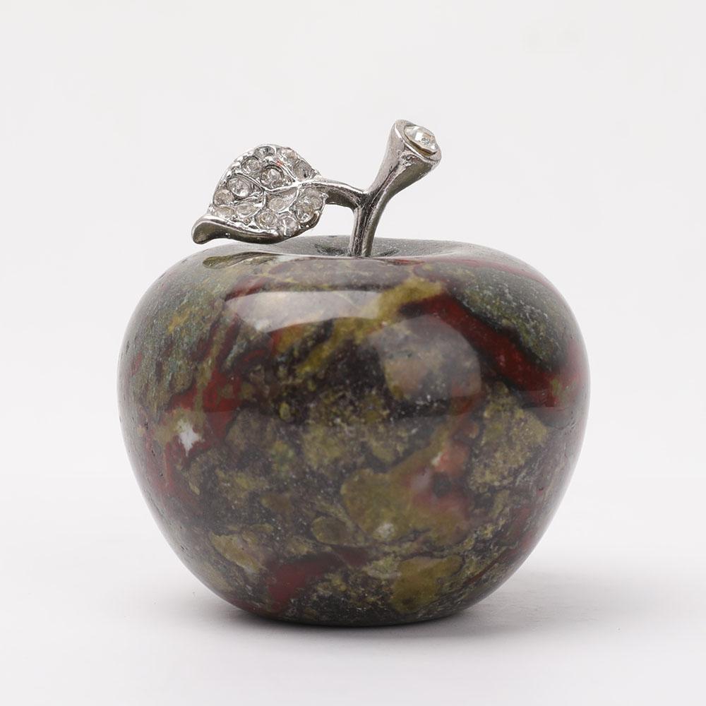 2" Crystal Apple Carvings Wholesale Crystals