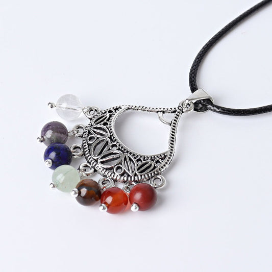 1.5" Chakra Crystal Pendant Wholesale Crystals