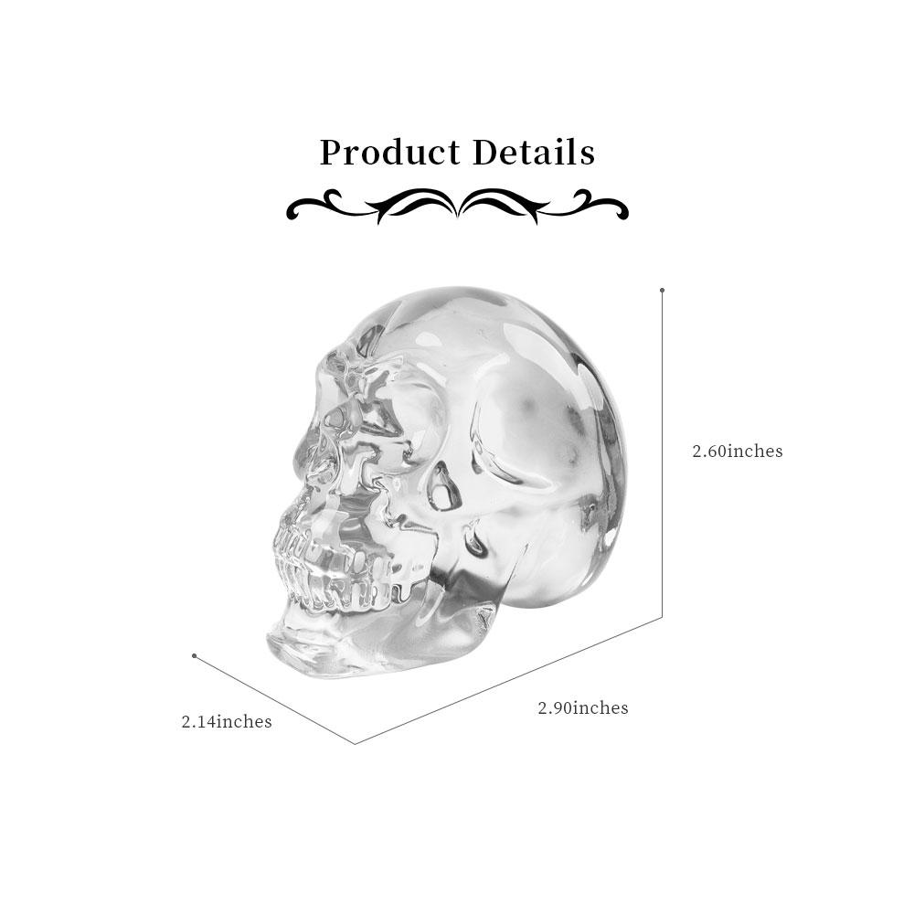 Aura Crystal Rainbow Skull Carving on Discount Wholesale Crystals