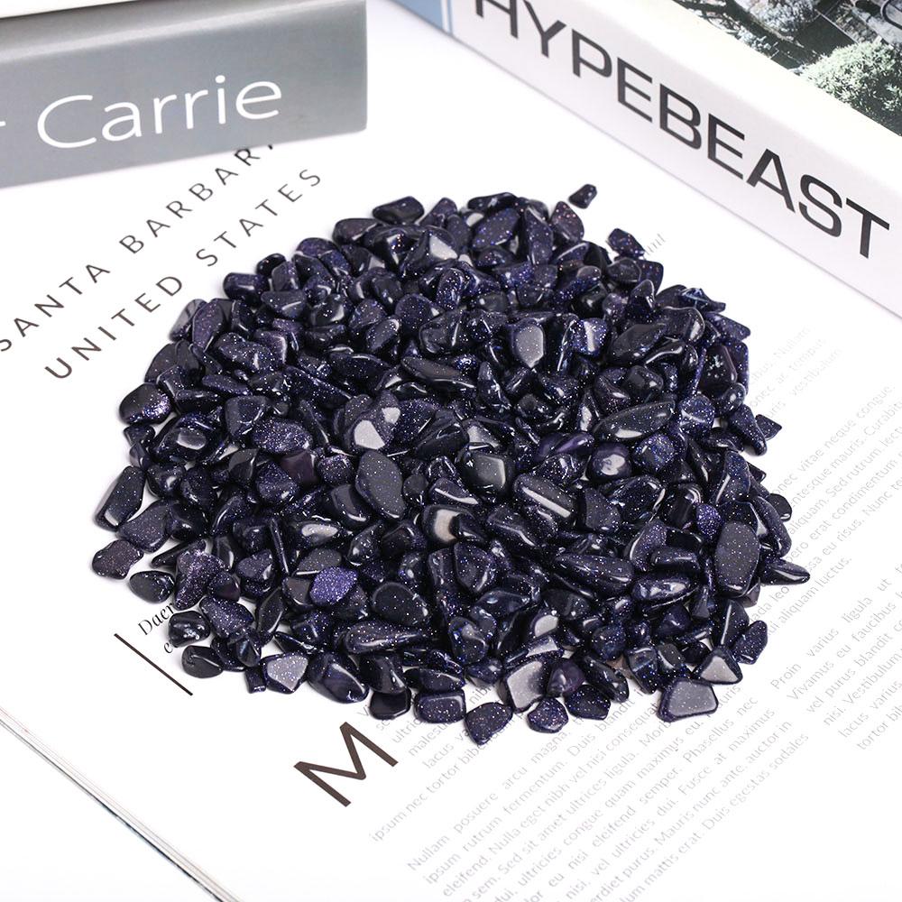 0.1kg Blue Sand Stone Crystal Chips Wholesale Crystals