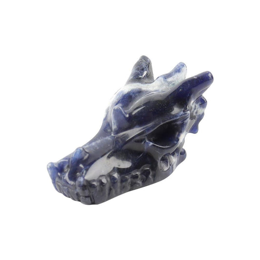 Sodalite Dragon Head Crystal Carvings Wholesale Crystals