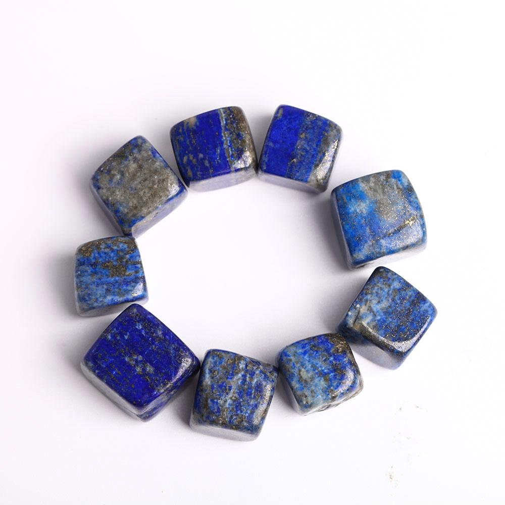 0.1kg Natural Polished Stones Blue Lapis Lazuli Crystal Cubes Wholesale Crystals