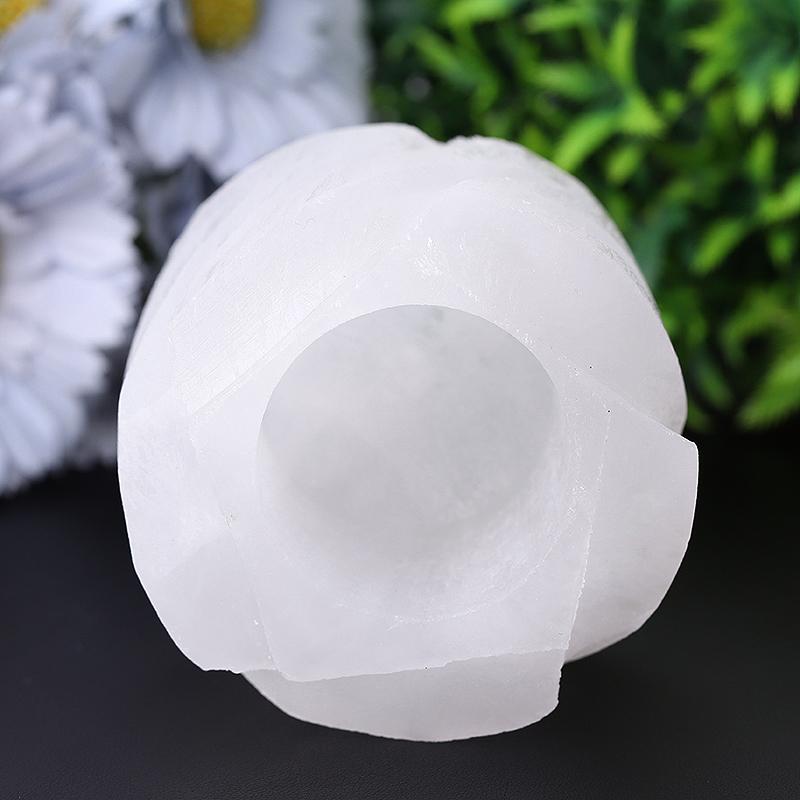 3" Selenite Candle Holder Wholesale Crystals