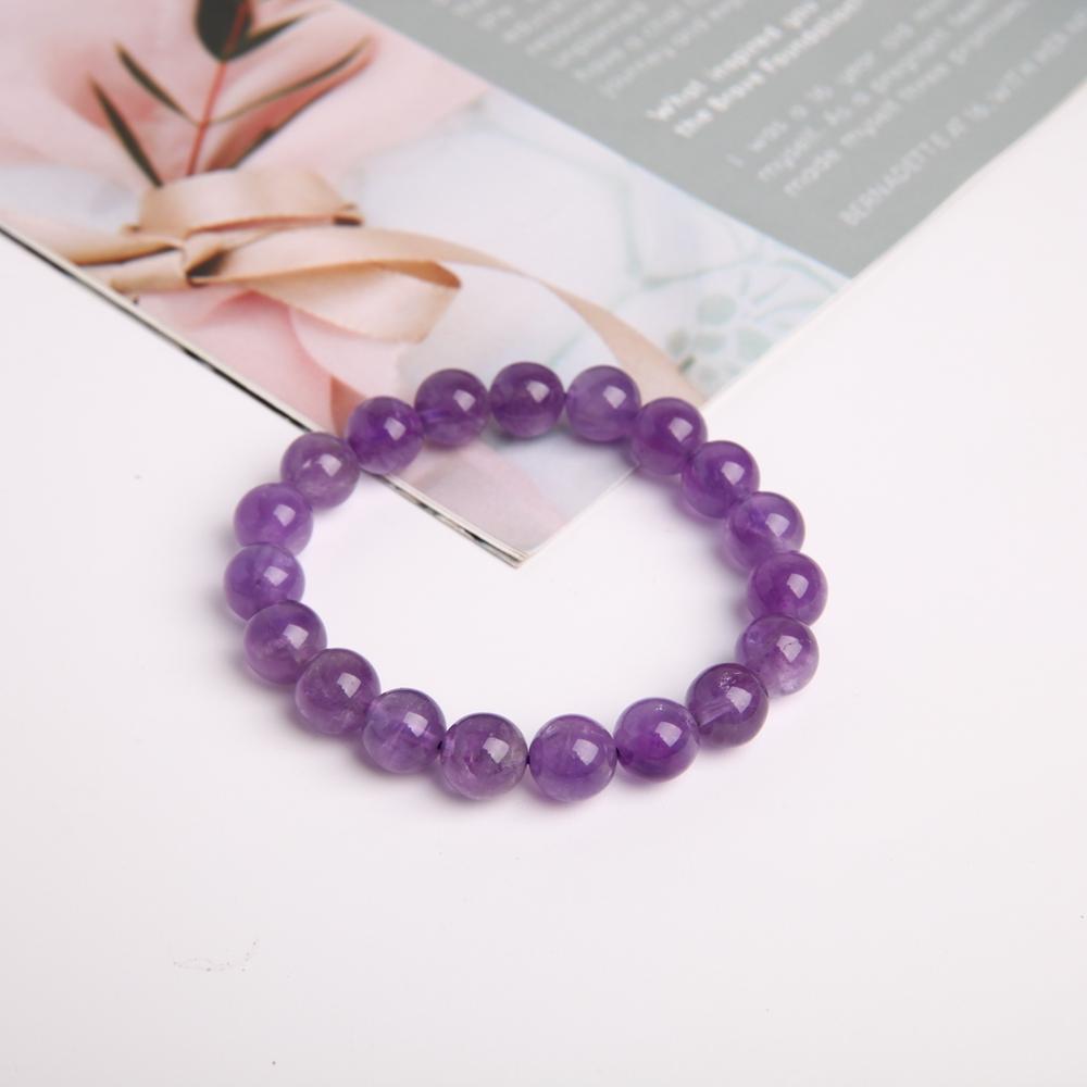 10mm Amethyst Crystal Bracelet Wholesale Crystals