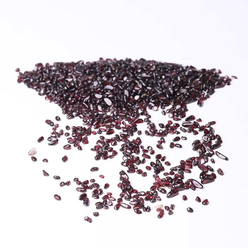 0.1kg High Quality 5-7mm Natural Garnet Chips Wholesale Crystals