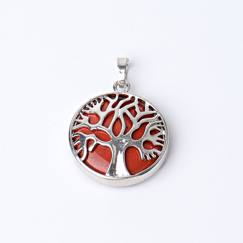 1.2" Tree of life Wrapped Crystal Pendant Wholesale Crystals