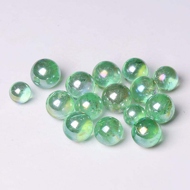 0.25kg Aura Green Crystal Sphere Wholesale Crystals