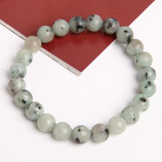 8mm Kiwi Jasper Crystal Bracelet Wholesale Crystals