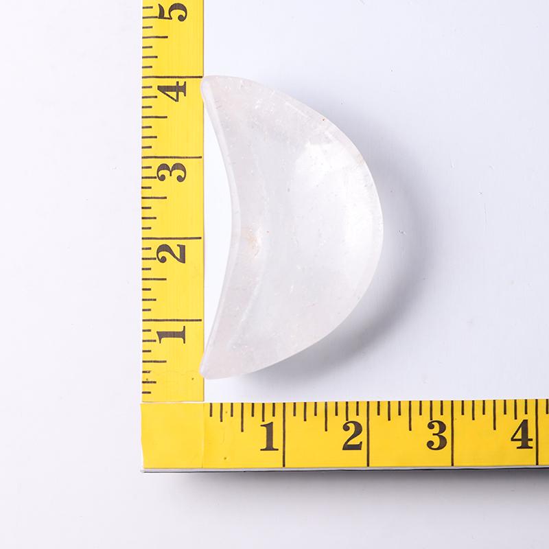 3.5" Clear Quartz Moon Shape Bowl Crystal Carvings Wholesale Crystals