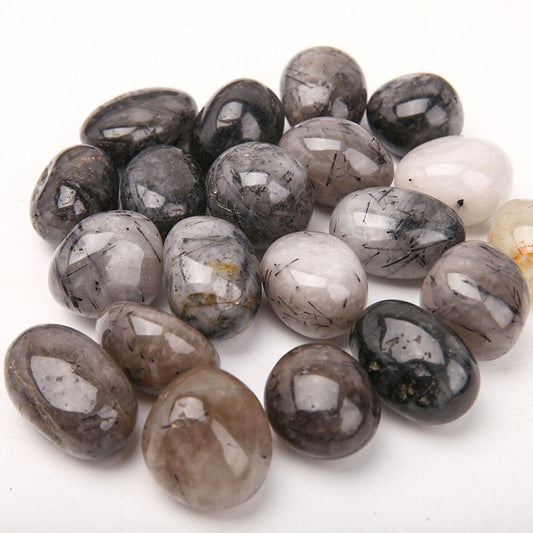 0.1kg Black Tourmaline Tumbles Wholesale Crystals