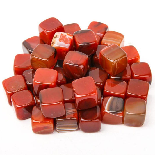 0.1kg Carnelian Cubes Bag Wholesale Crystals