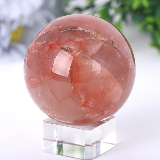 2.5“-4.5” Fire Quartz Sphere Wholesale Crystals