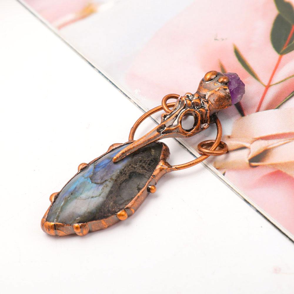 Labradorite Amethsyt Pendant Wholesale Crystals