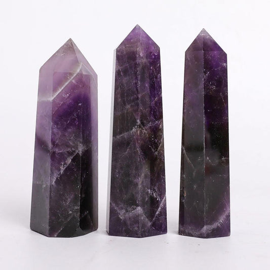 Set of 3 Amethyst Points Wholesale Crystals