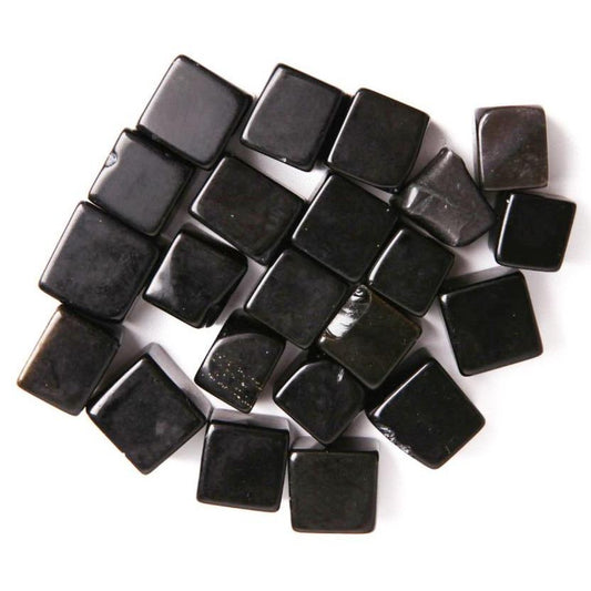 0.1kg Black Obsidian Crystal Cubes Shape Stone Wholesale Crystals