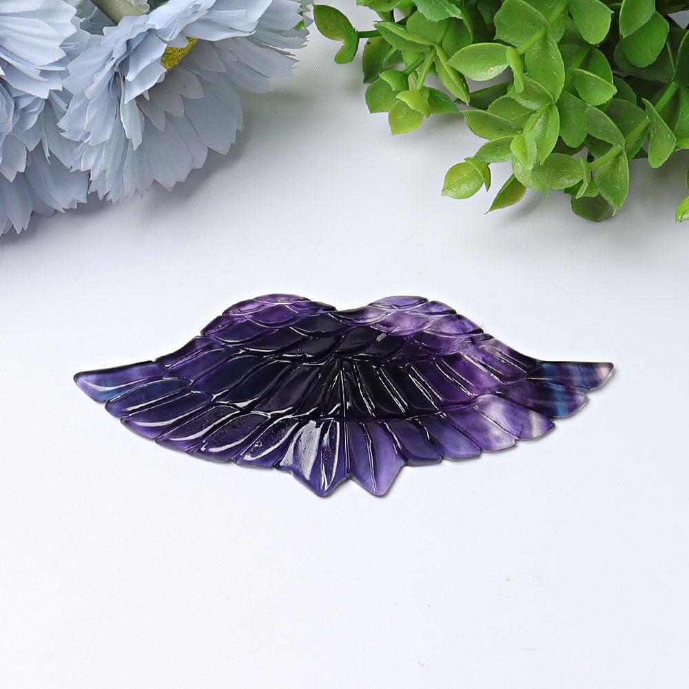 4.7" Angel Wings Crystal Carvings Wholesale Crystals