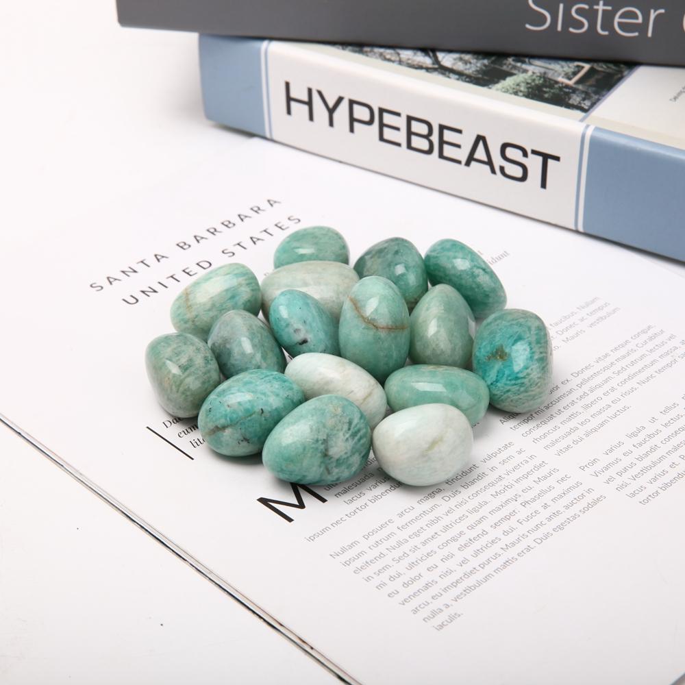 0.1kg Amazonite Tumbled Stone Wholesale Crystals