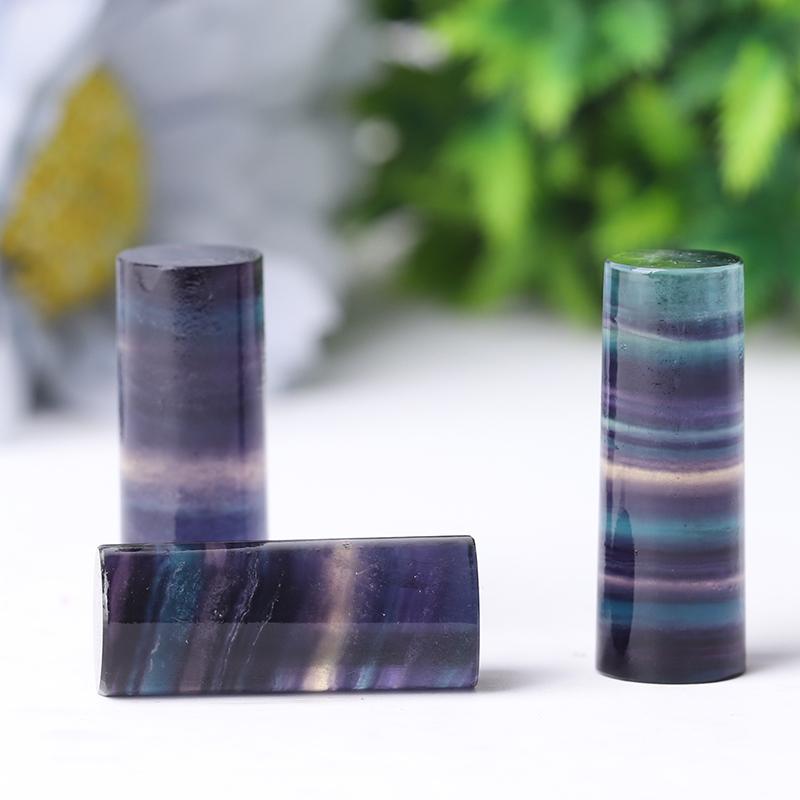 1.2" Fluorite Cylinder Crystal Point Wholesale Crystals