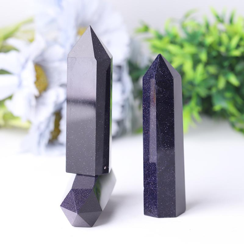 Blue Sandstone Point for Healing Wholesale Crystals