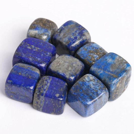 0.1kg Natural Polished Stones Blue Lapis Lazuli Crystal Cubes Wholesale Crystals