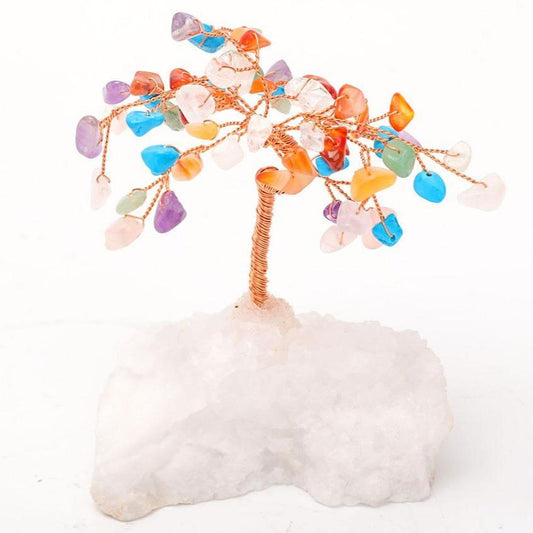 Crystal Mixed Chips Colorful Lucky Tree Wholesale Crystals