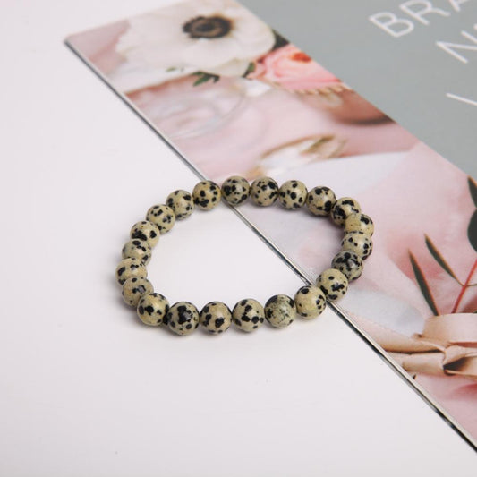 8mm Dalmatian Crystal Bracelet Wholesale Crystals