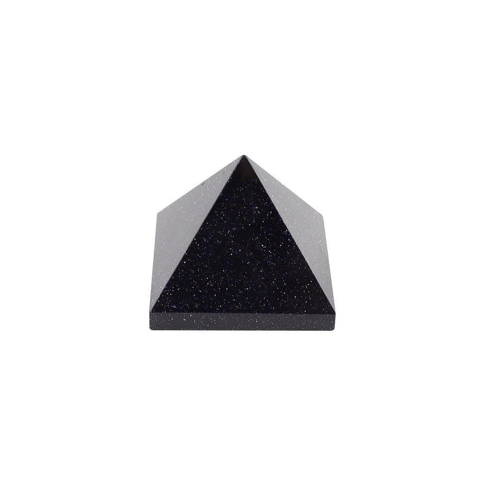 Blue Sand Stone Crystal Carving Pyramid Wholesale Crystals