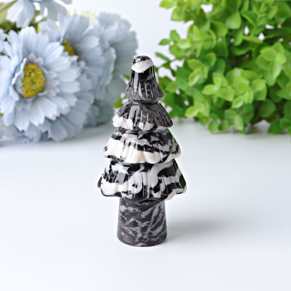 3" Fir Tree Crystal Carvings for Christmas Wholesale Crystals