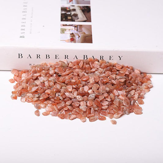 0.1kg Different Size Natural Golden Strawberry Quartz Chips Crystal Chips for Decoration Wholesale Crystals