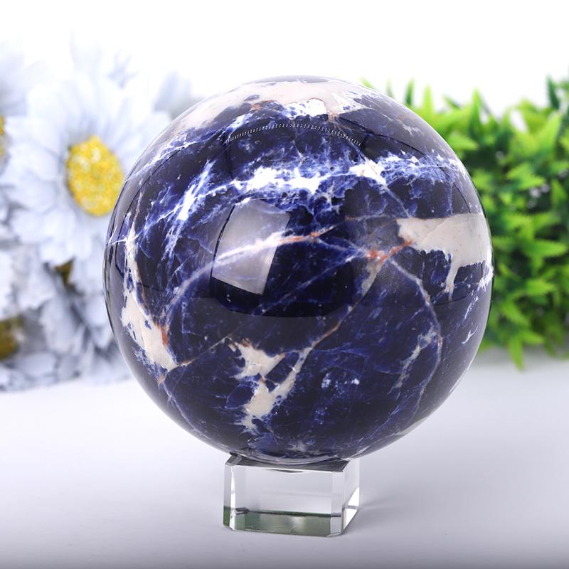 2.5"-4.0" Sodalite Sphere Wholesale Crystals