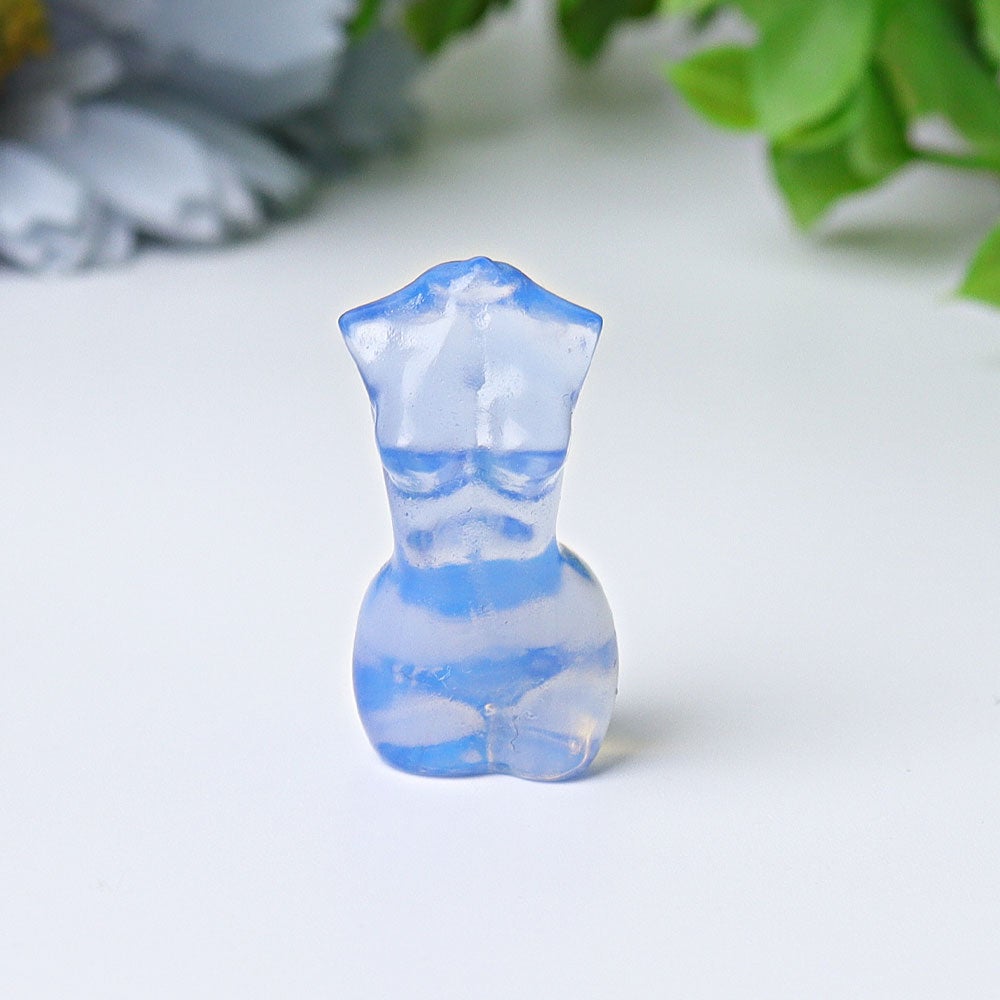 1.2" Mini Woman Model Body Crystal Carvings Wholesale Crystals