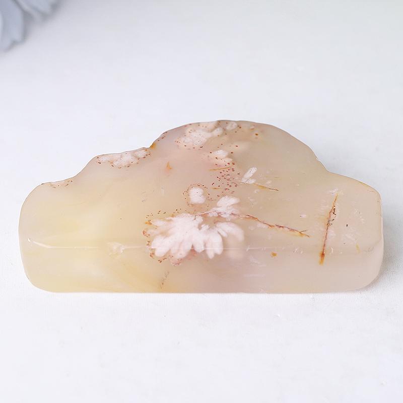 2.65" Flower Agate Cloud Crystal Carvings Wholesale Crystals