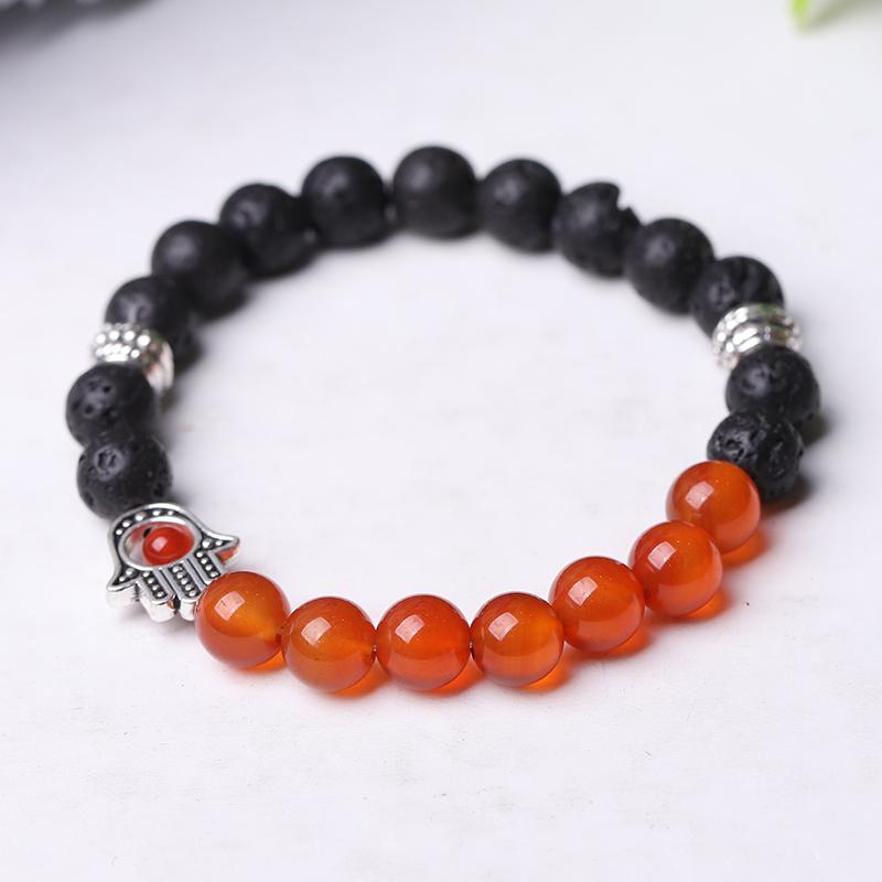 85mm Volcanic with Crystal Bracelet Wholesale Crystals