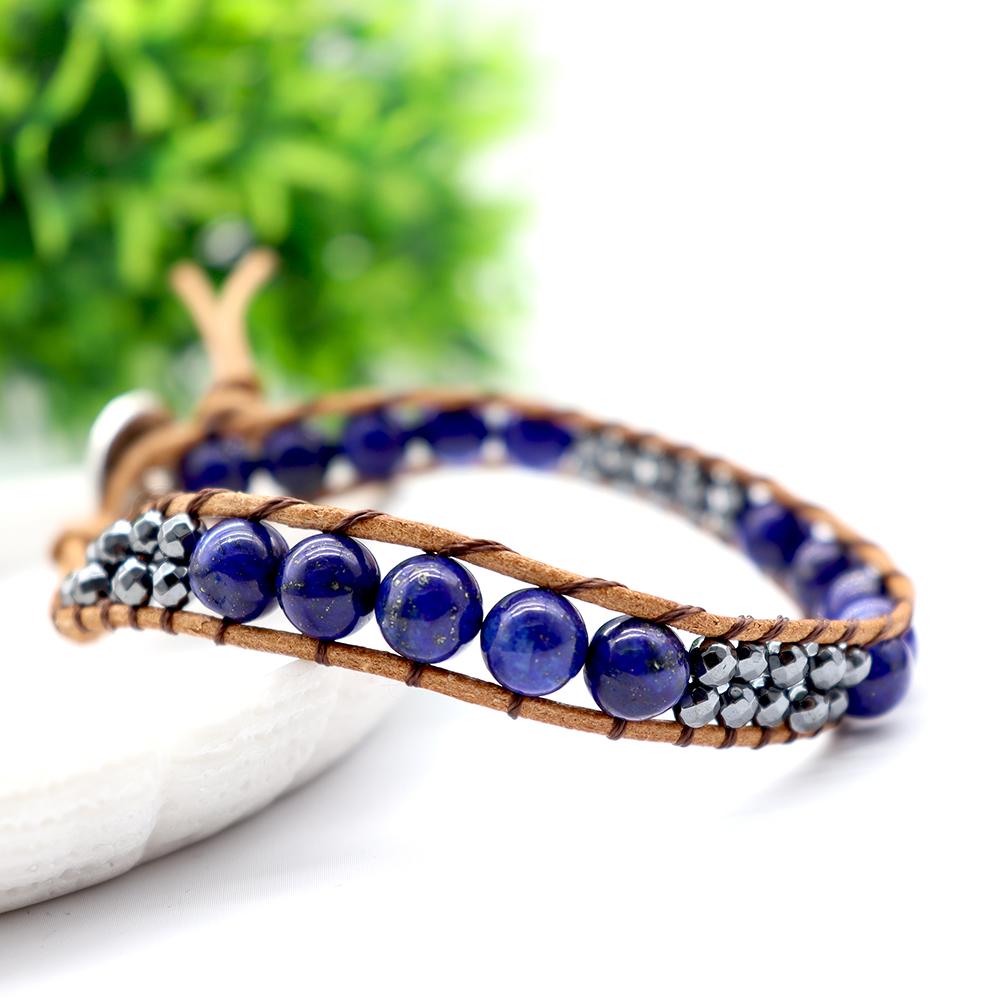 Hand-knitted Crystal Stone Bracelets Wholesale Crystals